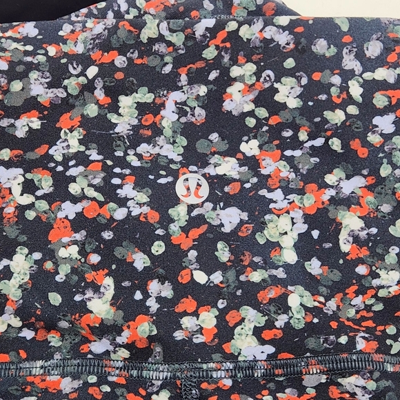 Lululemon Wunder Under High-Rise Crop 23" Tight In Scallop Water Blossom Size 6 - Picture 10 of 16